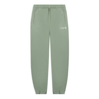 Li-Ning Embroidery Logo Joggers Sweatpants Green AKLSC87-3