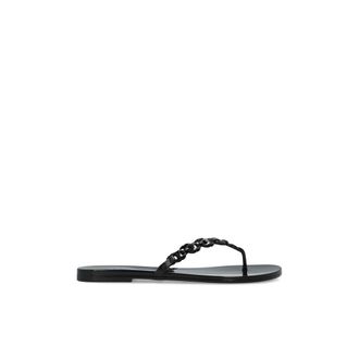 Tory Burch Tory Burch, Flip Flops, female, Black, Size: 10 US Gemini Link Jelly Slides