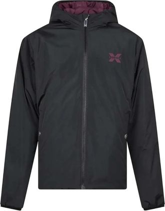 John Richmond Omkeerbare jas met capuchon - Heren - Zomerjassen - Zwart - M - Polyester - Jassen