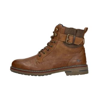 Mustang Veterschoenen Hoog - Heren - Veterlaarzen - Bruin - 45 EU - Schoenen