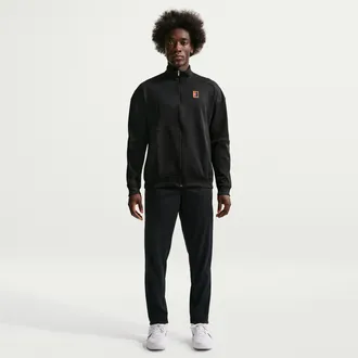 Nike Mens Court Heritage Tennis Pants in Black | FZ6928-010