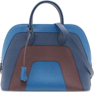 Hermès 2021 Epsom Rainbow Bolide 1923 30 satchel - Blauw