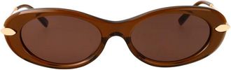 Givenchy Bold Zonnebril - Dames - Zonnebrillen - Bruin - 52 MM - Accessoires