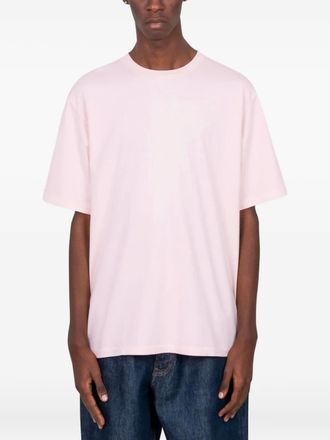 Auralee crew-neck T-shirt - men - Cotton - 3 - Pink