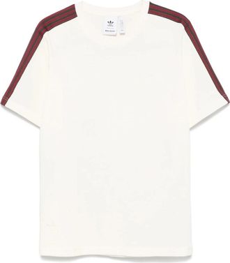 adidas Luxe Wit Cr&egrave;me T-shirt - Heren - Sportshirts - Wit - S - Katoen - Fitness