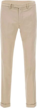BRIGLIA 1949 cotton-blend trousers - Neutrals