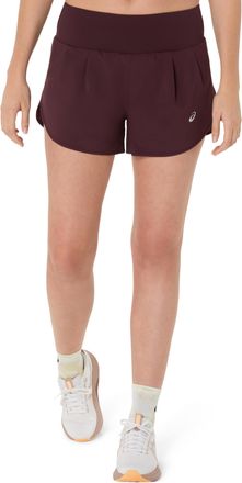 Asics Laufshorts ASICS ROAD 3.5IN SHORT, Damen, Gr. XL, N-Gr, schwarz currant, Obermaterial: 100% Polyester, Hosen Laufshorts
