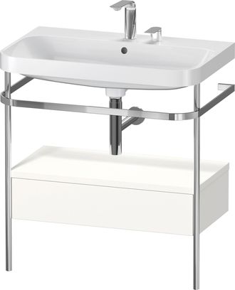 Duravit Set C-bonded Duravit Happy D.2 Plus Con Consola Met&aacute;lica Y Caj&oacute;n