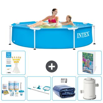 Intex Piscina Con Estructura Redonda - 244x51 Cm - 7-piezas S93