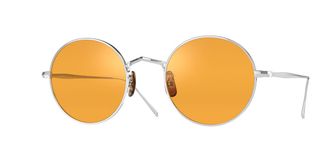 Oliver Peoples OV1293ST G. Ponti-3 Polarized 5254N9 Mens Sunglasses Silver Size 48