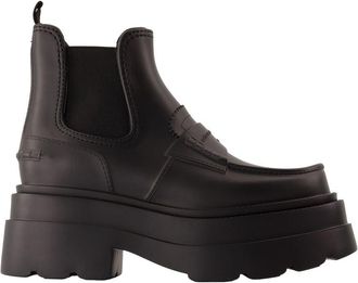 Alexander Wang Carter Platform Rain Ankle Boots - Alexander Wang - Gomme - Black