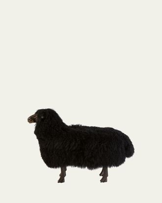 Interlude Home Maddox Sheepskin Bench