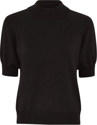 Bruuns Bazaar Trui met ronde hals - Dames - Ronde hals truien - Bruin - M - Nylon - Truien & Vesten