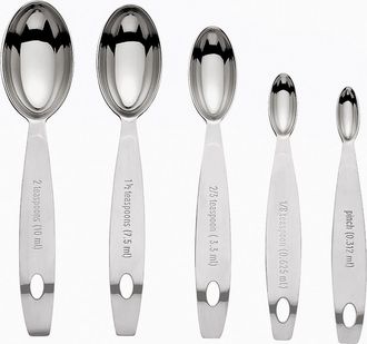 Cuisipro Stainless Steel Odd Size Measuring Spoons, 5 Piece Set in Silver at Nordstrom