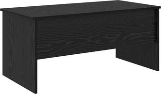 vidaXL Coffee Table Black Oak 102 x 50.5 x 46.5 cm Engineered Wood vidaXL
