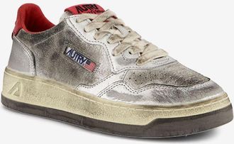 Autry Niedrige Used-Look-Schnürsneakers Super Vintage