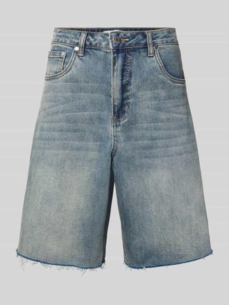 Gestuz Wide Leg Jeansshorts im 5-Pocket-Design in Jeansblau, Gr&ouml;&szlig;e 29