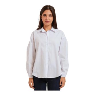 Yes-Zee Shirts - Dames - Overhemden - Wit - M - Katoen - Overhemden