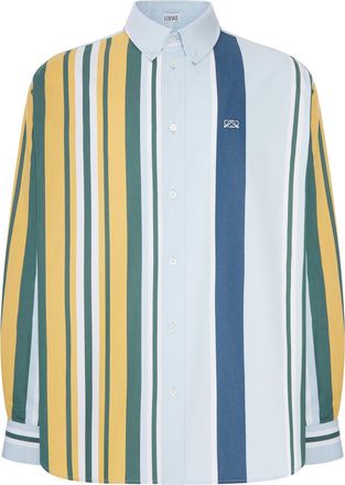Loewe MID-WEIGHT STRIPED COTTON TWILL SHIRT - Loewe - Man