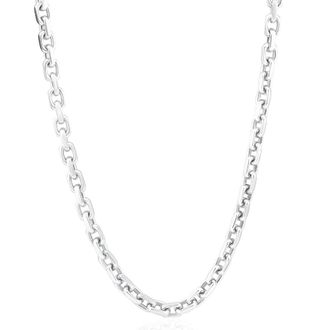 Pompeii3 Mens 14k Gold (98gram) or Platinum (184gram) 7mm Link Chain Necklace 24