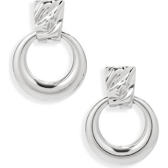 Panacea Door Knocker Drop Earrings in Silver at Nordstrom Rack