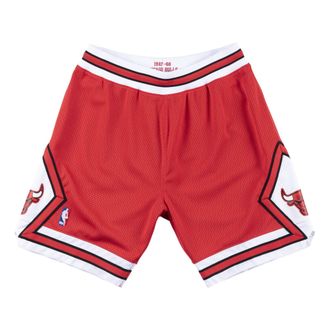 Mitchell & Ness NBA Authentic Shorts Chicago Bulls 1987-88 Red White ASHRCP19038-CBURED187