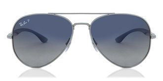 Ray-Ban RB3675 Polarized 004/78 Mens Sunglasses Gunmetal Size 58