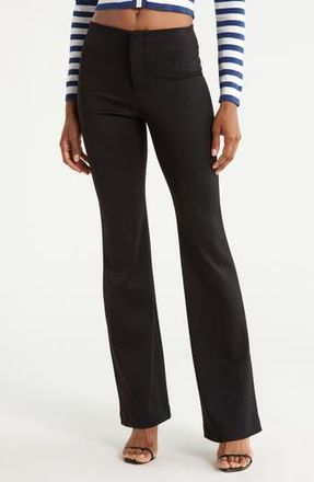 Alice & Olivia Yuki Mr Wide Leg Pants in Black at Nordstrom Rack, Size 12