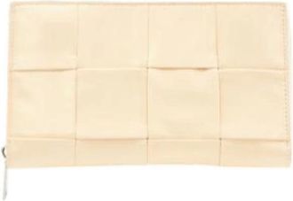 Bottega Veneta Pre-owned Wallets, female, Beige, Size: ONE SIZE Pre-owned Vintage Long Wallet (Bi-fold)