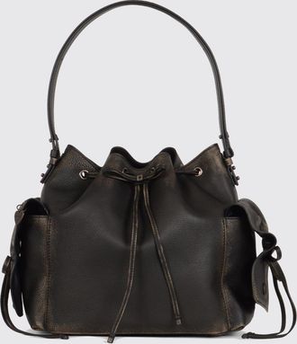 Acne Studios Borsa a secchiello Acne Studios in pelle invecchiata