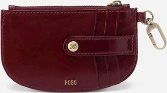 Hobo Womens Luna Card Pouch In Saddleberry