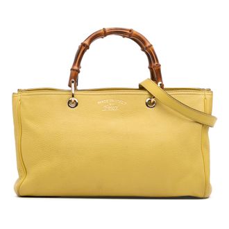 Gucci Bamboo Shopper Tas met Bamboe Handvat