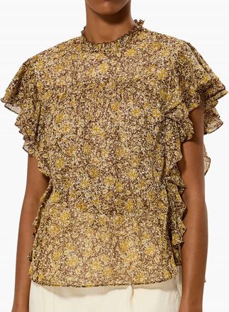 Isabel Marant Daliyane Top In Khaki