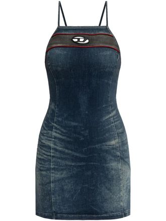 Diesel De-Pilu dress - women - Cotton - S - Blue