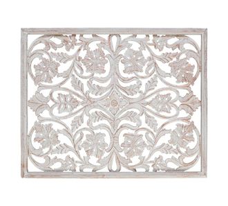 Giner&Colomer Cabecero de mdf 100 cm estilo &eacute;tnico tallado