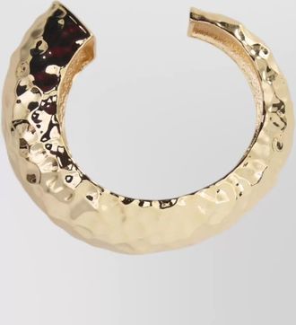 Self Portrait hammered asymmetric cuff bracelet