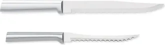 Rada Cutlery 7-Inch Serrated Slicer Stainless Steel Blade & 5-Inch Tomato Slicer Stainless Steel Serrated Blade in Silver at Nordstrom