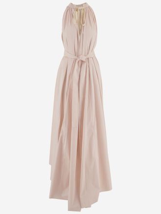 SA SU PHI Frida Long Dress In Cotton Blend