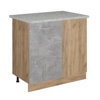 Vicco Armario De Esquina R-line, Hormig&oacute;n, 86 Cm Et M&aacute;rmol