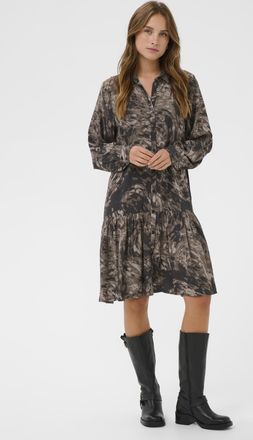 Kaffe Jurk KAjamie Jurk Loose fit brown