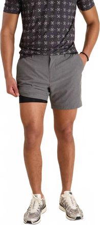 Chubbies Every Days Short In Heather Grey/ Black