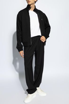 Givenchy Wool Trousers, Mens, Black