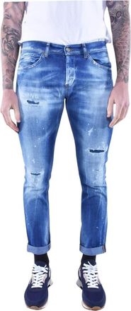 Dondup Heren, Jeans, Blauw, Maat: W31 Katoen