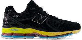 New Balance Unisex 1954R en Negro/Gris/Naranja, Gamuza/Malla, Talla 37.5