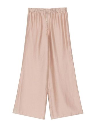 Seventy Wide-leg flared trousers blush pink