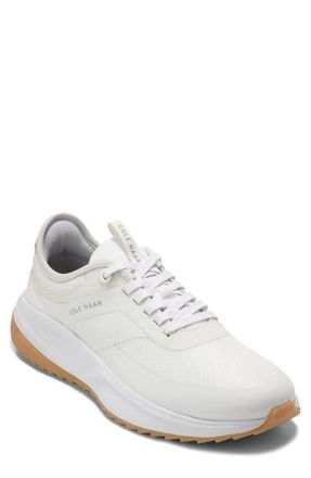 Cole Haan GrandPro Waterproof All Day Golf Shoe in White/Veg Tan/White at Nordstrom, Size 10