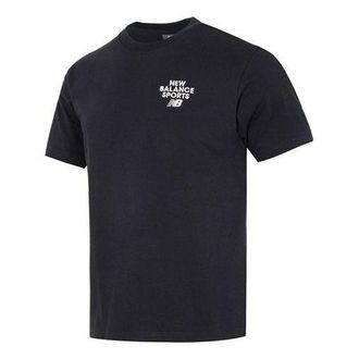 New Balance Logo Print Tee Black 5ED12093-BK