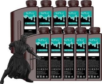 OEM Resina Para Impresi&oacute;n 3d, Lavable Con Agua, F&aacute;cil De Limpiar, Color Negro