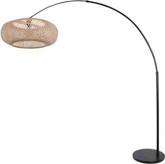 Steinhauer Steinhauer - lampada da terra - Sparkled Light - nero - bambù