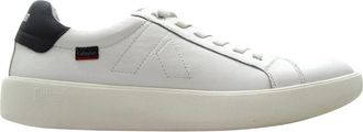 Callaghan Leren Sneakers - Heren - Sneakers - Wit - 45 EU - Leer - Schoenen